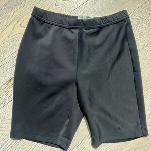 House of CB Black Stretch Bike Shorts. Size medium.